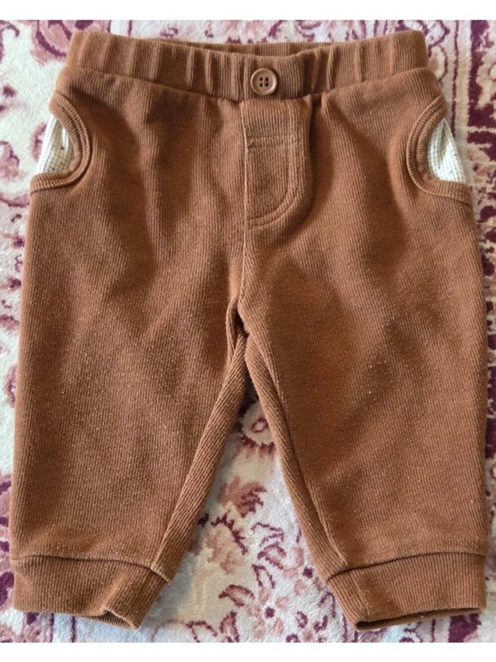Mario Lopez Infant Boy Brown Pants RN167639 Size 6-9M New Without Tags